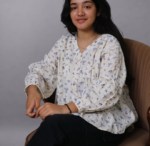 Floral Printed Peplum Top