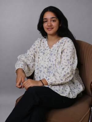 Floral Printed Peplum Top