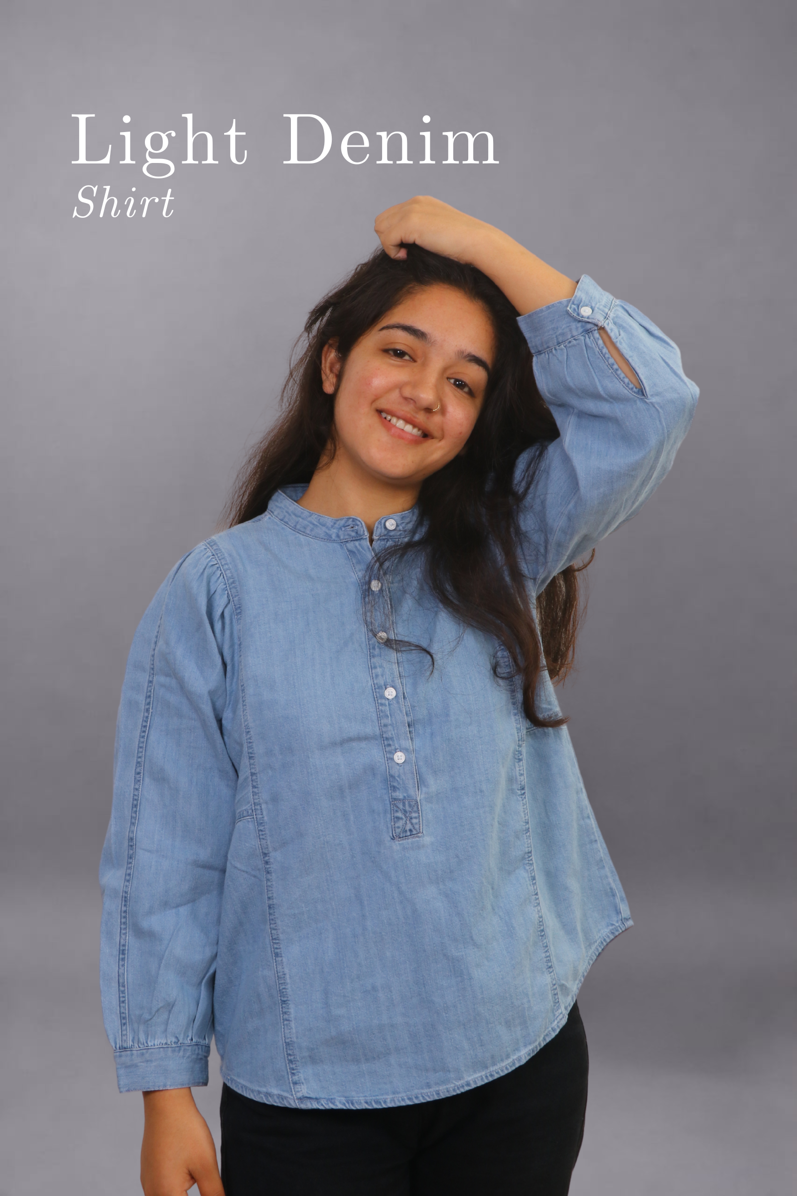 light denim shirt