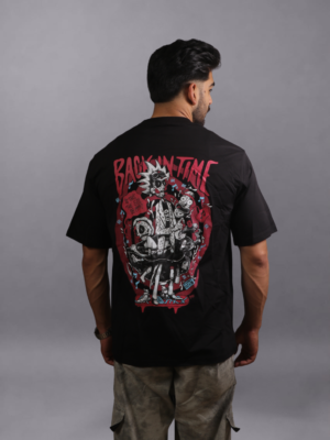 Back In Time Oversized Graphic T-Shirt