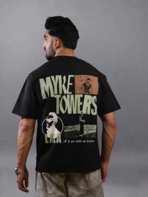 Old Myke Towers Black T-Shirt