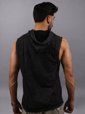 Vintage Acid-Wash Gym Wear Sleeveless Sando