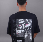Made By Kotn Black Graphic Oversized T-Shirt