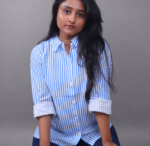 Classic Blue Vertical Striped Shirt