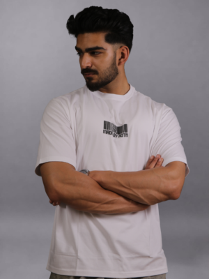Made By Kotn White Graphic Oversized T-Shirt