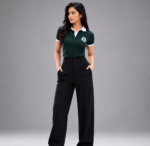 Black Korean Loose Fit Trouser Girls